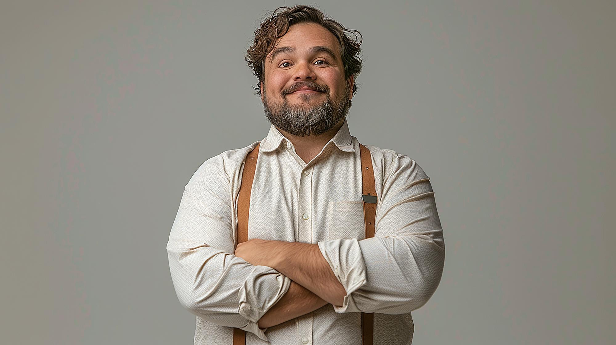 portrait of course founder, mid-30s chef